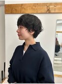 アーバン　ベリーショート　ゆるパーマ