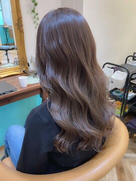 ロンド ブランシュ 錦糸町北口(Lond blanche) 北山謙三☆ツヤ髪スタイルグレージュ