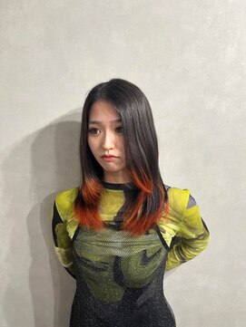 アルレン(Allen) エンドカラー アプリコットオレンジ 宇都宮