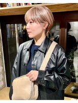 ザレミー(THE REMMY)&nbsp;くびれショート/ミルクティーベージュ/ローライトカラー