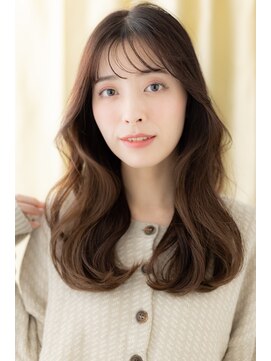 カバーヘア ブリス 戸田公園西口店(COVER HAIR bliss) グレージュアッシュ韓国風巻き小顔毛先パーマZ戸田公園30代40代