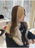 10代20代ブリーチハイトーンツートンカラー