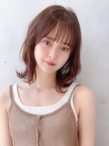Say.イメチェンミディアムボブ外ハネボブ美髪ワイドバング表参道