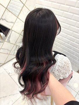 リルミー(Lilme) 最上級に可愛いブラック×インナーピンク＊まゆ