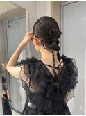 10代20代30代◎リボン編みおろしアレンジ