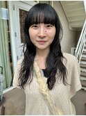 マッシュバング レイヤーカット 髪質改善