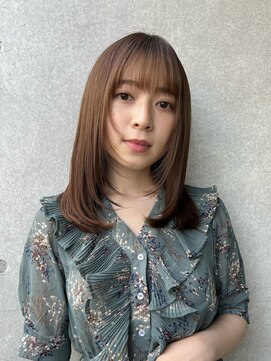 ラボヌールヘアーグレース 門前仲町店(La Bonheur hair grace) 【杉本】ベージュ/ブラウンカラー/レイヤー
