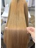 【五島祐奈 指名限定】ストレートパーマ ブリーチ毛の方専用プレミアムコース