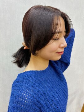 ガーデン 銀座(GARDEN) 前髪カット 前髪 顔まわり ナチュラルブラウン レイヤー