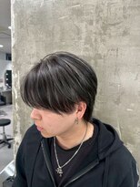 メンズサロン キング 高槻店(Men’s salon K!ng)&nbsp;韓国マッシュセンターパートツーブロックメンズハイライトウルフ