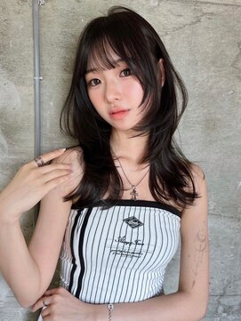 サイン 韓国ボブ 渋谷(SIGN) 韓国ボブレイヤーボブ渋谷タッセルボブお洒落なレイヤーカット