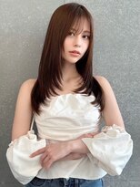 レーヴバイロンド 仙台(Reve by Lond)&nbsp;ミディアムレイヤーカット前髪カット大人ガーリー髪質改善仙台