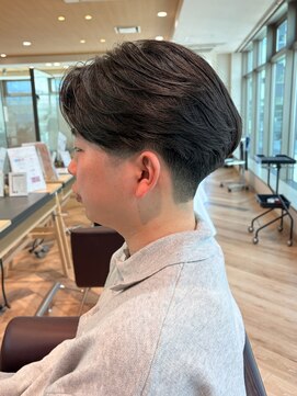 ファースト 仙台店(first) 【メンズ山田】20代毛流れセンターパートで大人の抜け感スタイル
