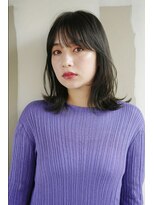 エインアンリー 明治神宮前(AIN.ANLY.)&nbsp;ミディアムパーマゆるめ、外ハネパーマ、ワンカールパーマ