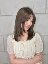 プランツヘアー 高宮店(Plants hair)&nbsp;ミディアムレイヤーカット / 顔まわりレイヤー　/ 高宮大橋平尾