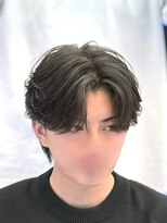 メンズヘアセンス 渋谷(MEN'S HAIR SENSE)&nbsp;ニュアンスパーマ/センターパート/メンズ/眉毛/フェザーパーマ
