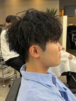 ハイパー ヨコハマ(HYPER yokohama)&nbsp;ショート×ツイストスパイラルパーマ【メンズ/メンズパーマ】