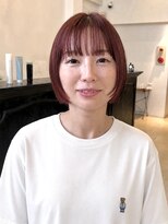 アンジェリカ(Angelica) ショートボブ/ピンクブラウン