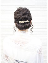 ネオリーブカップ 町田店(Neolive capu)&nbsp;【Neoliveｃａｐｕ】結婚式ヘア　ギブソンタック