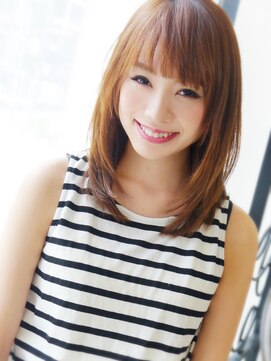 ヘア ジュレ ドゥ(hair jurer deux) 【ヘアジュレドゥ 松田】 美ツヤ自然なストレートミディ☆