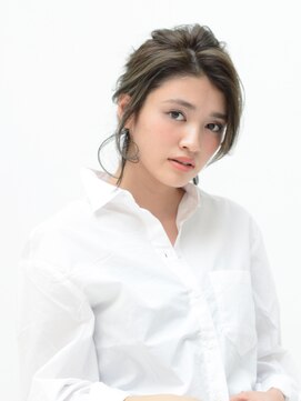 アース 浦添店(HAIR & MAKE EARTH)　 きれいめ大人ポニーテール【EARTH浦添】