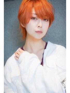 アマンドール(Aman D'or) 推し色で決まり！プリズムオレンジ×ショートウルフ