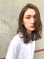ヘアサロンエム 渋谷店(HAIR SALON M)&nbsp;外ハネボブ/アッシュブラウン/ネオウルフ/デザインカラー