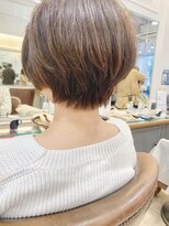 キャンバス バイ ネオリーブ 横浜西口(Canvas by neo.)&nbsp;大人かわいい小顔丸みのあるショートボブ　20代30代40代