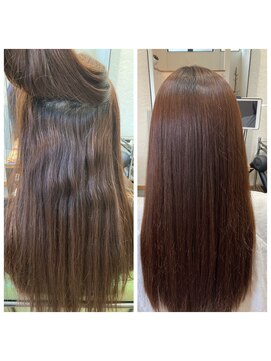 ヘアーグラン(Hair Gran.) 縮毛矯正施術例