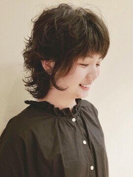 トップヘアー ガーデンヴィラ 安城(Garden Villa) ワンランク上のカジュアルウルフウェーブ/前髪パーマ