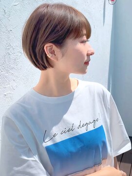 ロンド パルティール 大宮(Lond partir) グランマッシュ/細めハイライト/ショート/白髪ぼかし/前髪/大宮