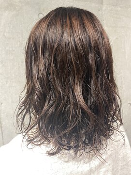 アース クロスガーデン川崎店(HAIR&MAKE EARTH) 波巻き×コテ巻風パーマ