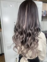 アンク クロス 関内店&nbsp;【アンククロス】ラベンダーグレージュ！エクステでハイライト