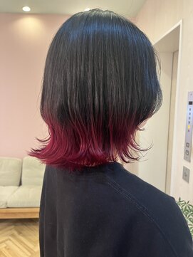 シュガー ヘアアンドネイル 仙台(SUGAR) red gradation