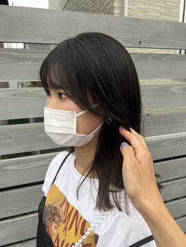 ポイントファイブバイソレイユ 小松店.5 by SOLEIL) 【韓国】【サイドバング】【髪質改善】