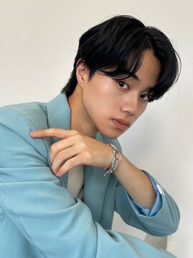 ツーダブル 大阪梅田(WW..) センターパートニュアンスパーマスパイラルパーマメンズパーマWW