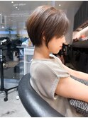 【斉藤】ショート×白髪ぼかし×グレー【白髪染め可】【柏】