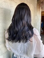 ミルヘアデザイン(mil hair design)&nbsp;ダブルカラーブルーアッシュグレージュカラーレイヤーカット