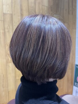 チアー ヘアリラクゼーション(cheer HAIRRELAXATION) 髪質改善トリートメント＋ハイライトショートボブ