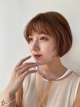 アッシュ 東戸塚店(Ash) 大人かわいいふんわりショートボブ