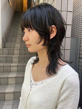 フェイス 石川町 (FACE) ミディアムウルフ/マッシュウルフ/ウルフカット/石川町/元町