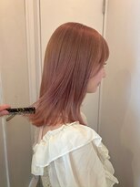 ルーム(Loom.)&nbsp;ハイトーン顔周りレイヤーカットケアブリーチブリーチカラー