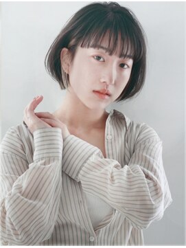 モッズヘア 福岡天神店 mod's天神　クロスパーマOK イノセントなクラシカルボブ