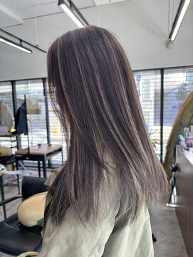 エガオ 藤沢店(EGAO) コントラストベージュハイライト