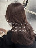 吉岡Style/韓国ヘア/ヨシンモリ/pinkbrown