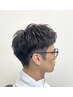 カット＋シェービング＋眉毛カット＋シャンプーブロー