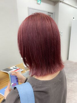 ヴェルダ 池袋店(verda) ボブ×ピンクカラー◎yamamoto