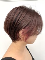大人可愛いひし形ハンサムショートボブ前下がり