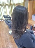 セミロングレイヤーカット
