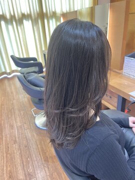 イデア 研究学園店(idea) セミロングレイヤーカット